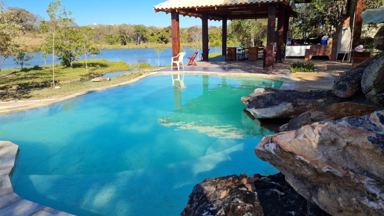 Chale Defronte Lagoa Na Serra Do Cipo Proximo A Cachoeira Grande, Cachoeira Do Pedrao E Cachoeira Veu Da Noiva Jaboticatubas Extérieur photo